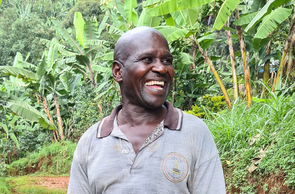 Ben Mukhone at Bulambuli Washing Station | Hasbean.co.uk
