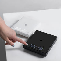Timemore Black Mirror Basic 2 digital coffee scale with timer and flow rate indicator