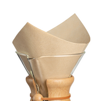 Chemex Pre-Folded Natural Filter Squares (FSU-100) available from ozonecoffee.mom