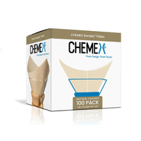 Chemex Pre-Folded Natural Filter Squares (FSU-100) available from ozonecoffee.mom