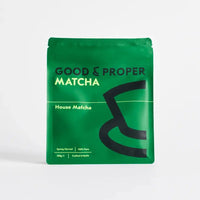 Good & Proper House Matcha 100g bag, Kyoto ceremonial-style matcha powder.