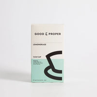 Good & Proper Lemongrass Tea