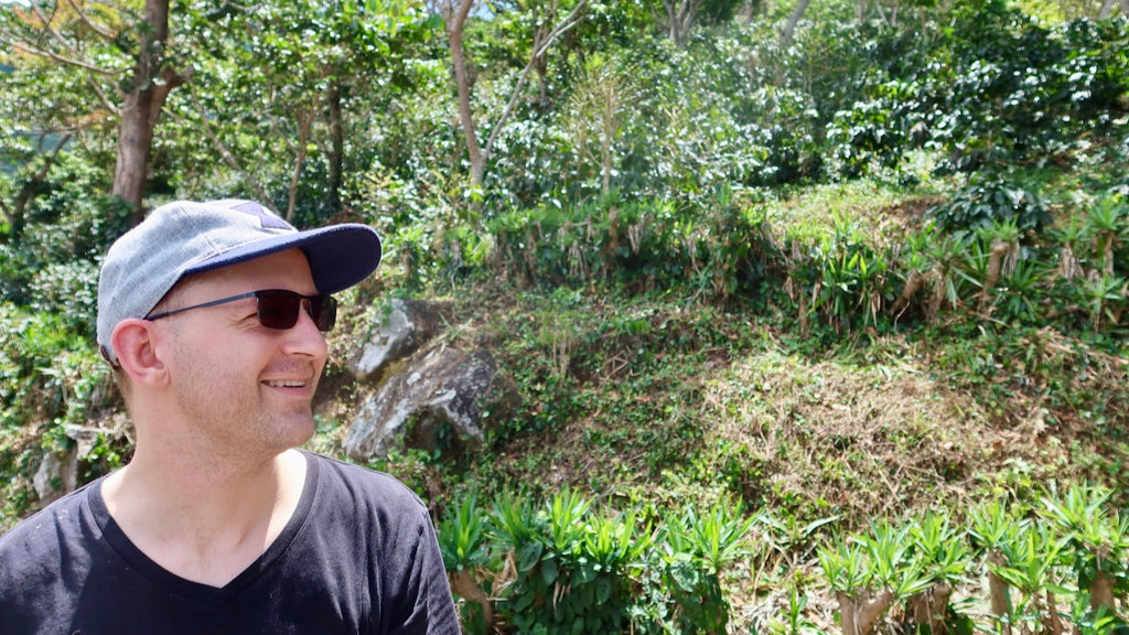 OCR Green Buyer Roland Glew at Finca Argentina in El Salvador