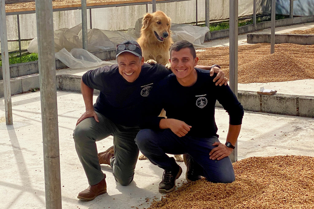 Francisco Mena and Esteban Arrieta are joined by an unexpected guest on the drying patios