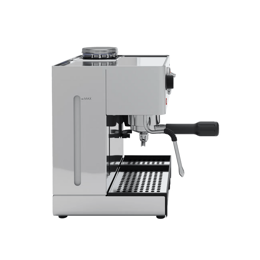 Lelit Anita PL042TEMD espresso machine side view showing water tank