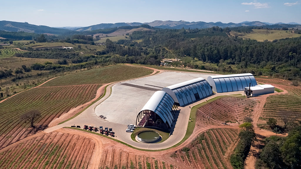 View over Fazenda Rio Verde in Alfenas, Minas Gerais, Brazil