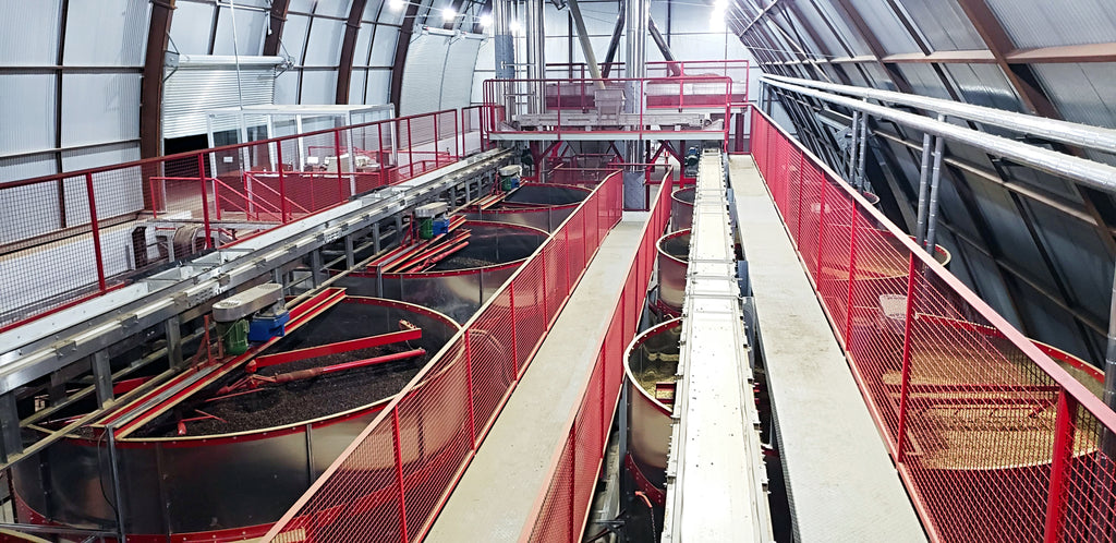 Inside the Fazenda Rio Verde mill