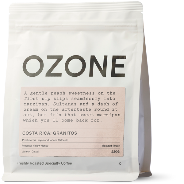 Costa Rica: Granitos - Ortiz 1800, Catuai, Yellow Honey Ozone Coffee Bag Image