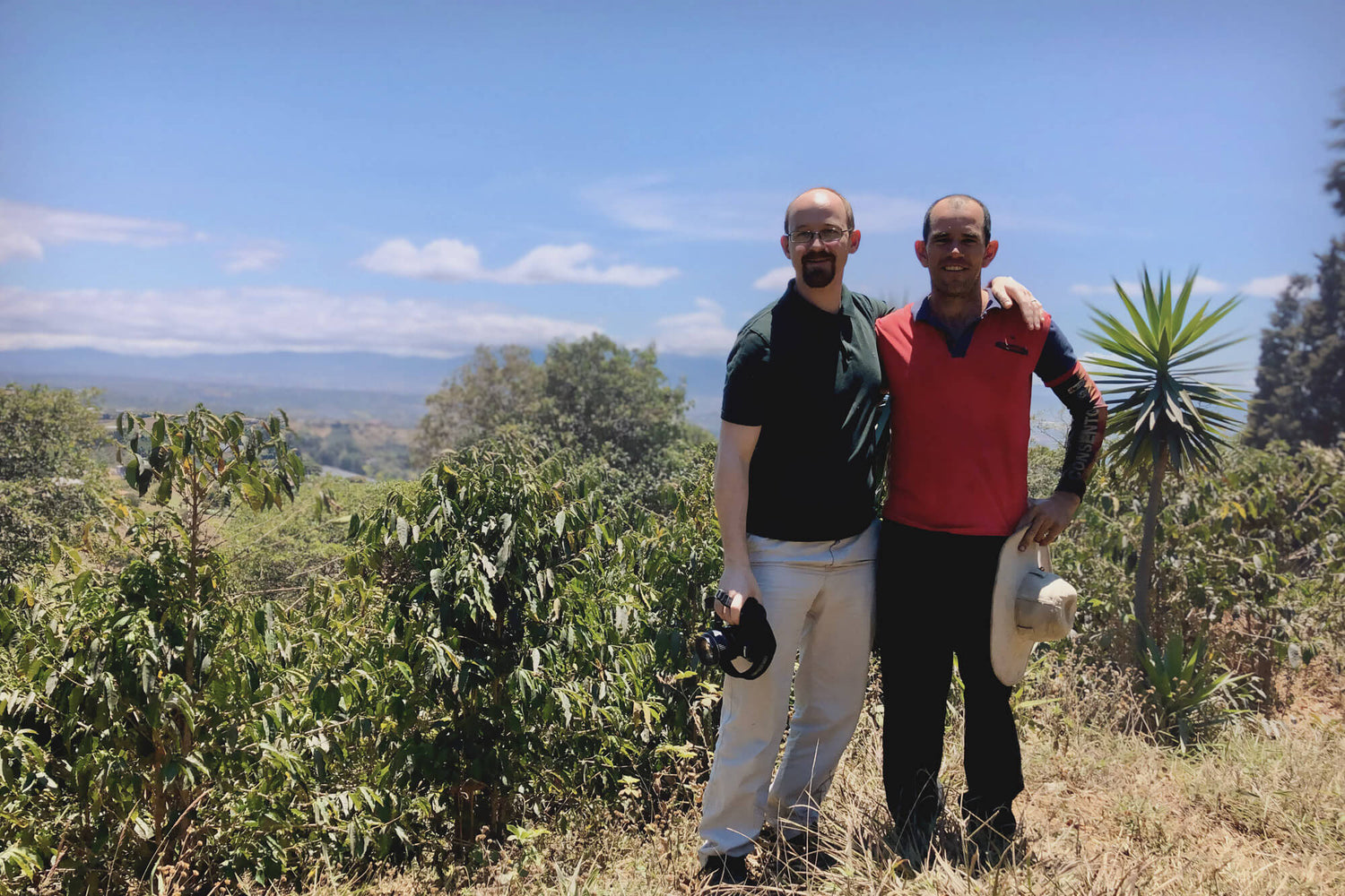 Ozone Coffee Visiting producer at origin. 