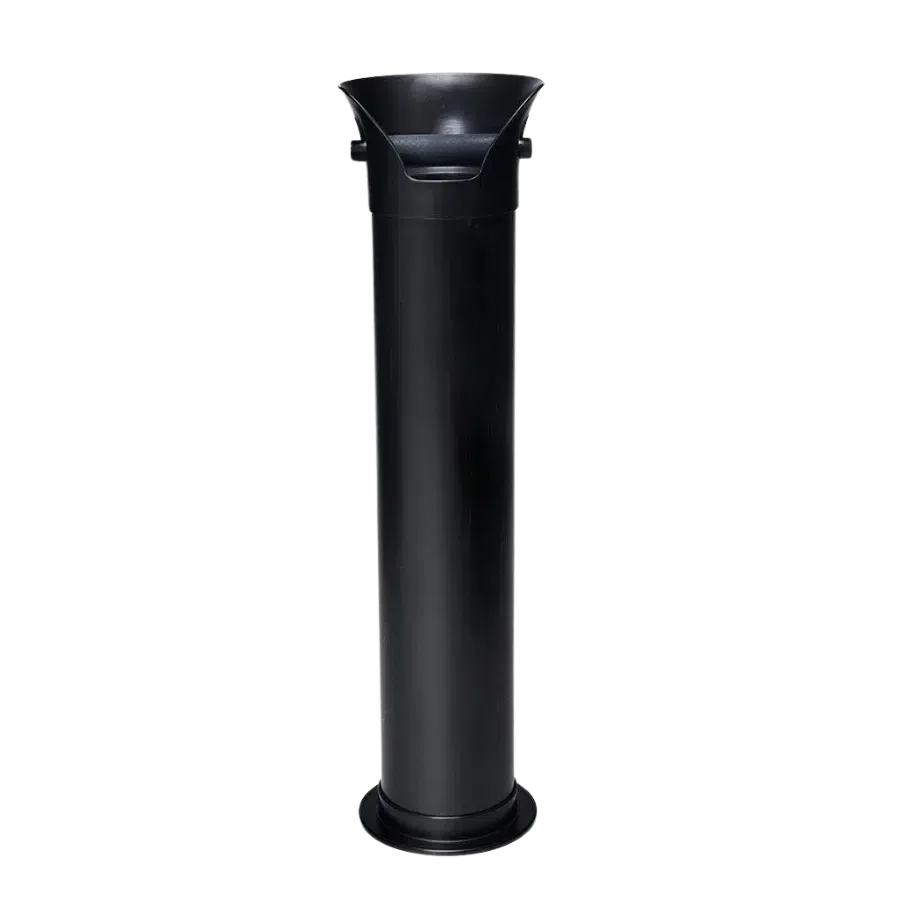 The Rhino Coffee Gear Thumpa Floor Standing Coffee Knock Tube. Available from Ozone Coffee Roasters at ozonecoffee.mom
