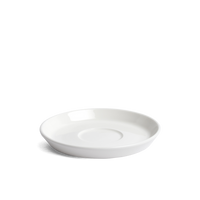 Acme Roman Range Saucer - Mini 12cm Milk (White). Designed for modern espresso and filter cups. Premium coffee saucer for stylish UK kitchens and cafés.