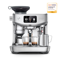 Sage Oracle Jet BES985 home espresso machine in brushed stainless steel