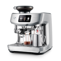 Sage Oracle Jet BES985 pulling espresso shot with crema