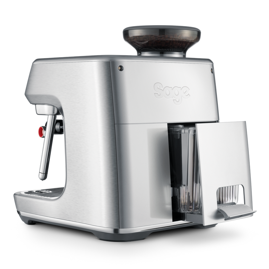 Sage Oracle Jet BES985 rear water reservoir open detail 