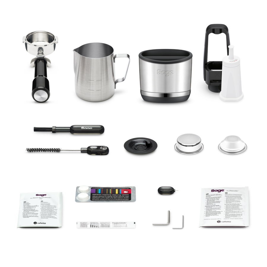 Sage Oracle™ Dual Boiler BES995 - included coffee making accessories