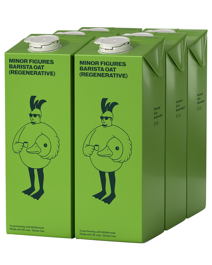 Minor Figures Regenerative Barista Oat Drink six pack