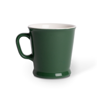 Acme Union Mug 230ml in Kawakawa green, a chunky cafeteria-style porcelain mug