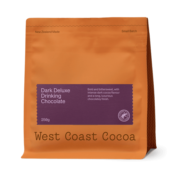 West Coast Cocoa Dark Deluxe Hot Chocolate 250g tube