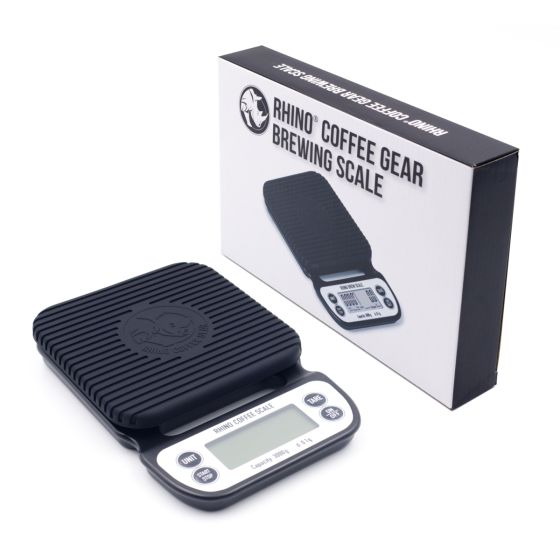 Rhino Coffee Gear Coffee Brewing Scale 3kg/0.1g available from Ozone Coffee at ozonecoffee.mom