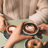 West Coast Cocoa Deluxe Hot Chocolate prepared in a mug