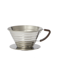 Kalita Wave Stainless Steel Dripper - 185 | 05033 | Ozone Coffee Roasters UK