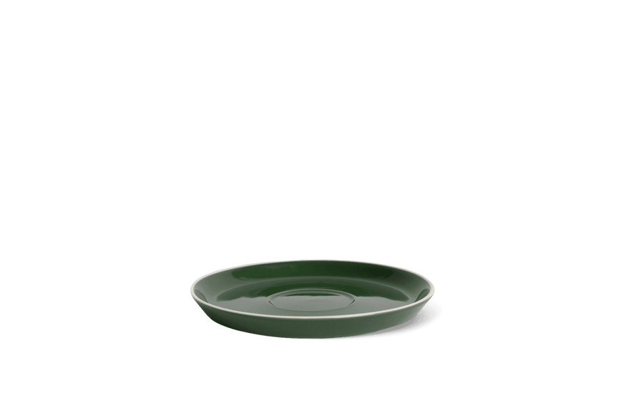 Acme Roman Range Saucer - Mini 12cm Kawakaka (Green). Designed for modern espresso and filter cups. Premium coffee saucer for stylish UK kitchens and cafés.